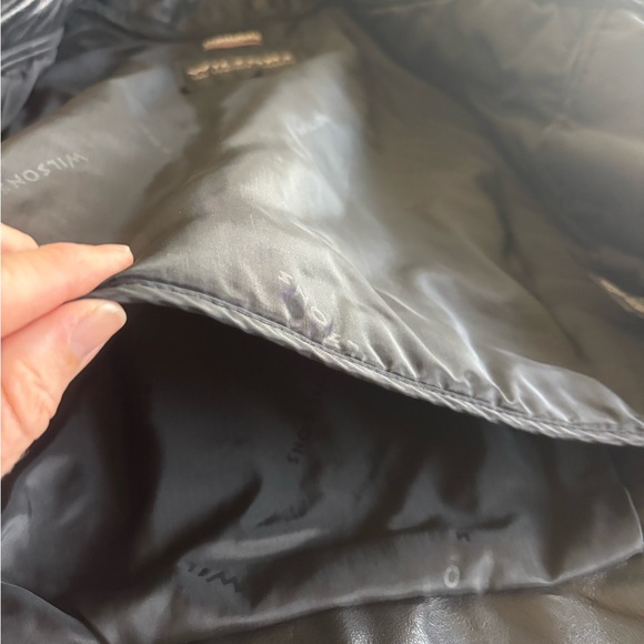 Vintage Wilsons Leather Jacket XS Paisley Embossed Thinsulate 80s/90s - Picture 6 of 8